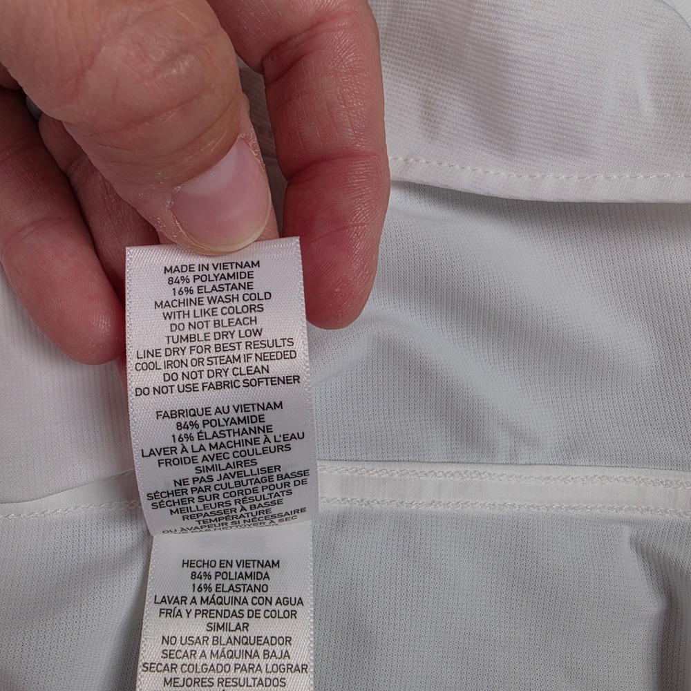 Rhone Commuter Shirt Men XXL Bright White Slim Fit Italian Stretch LS NEW READ - Picture 8 of 13